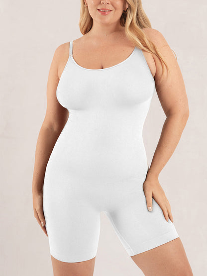 Shapermint All Day Every Day Scoop Neck Mid-Thigh Bodysuit