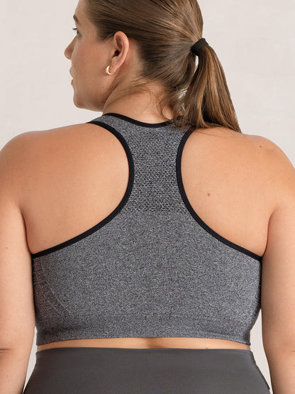 Truekind® Seamless Racerback Sports Bra