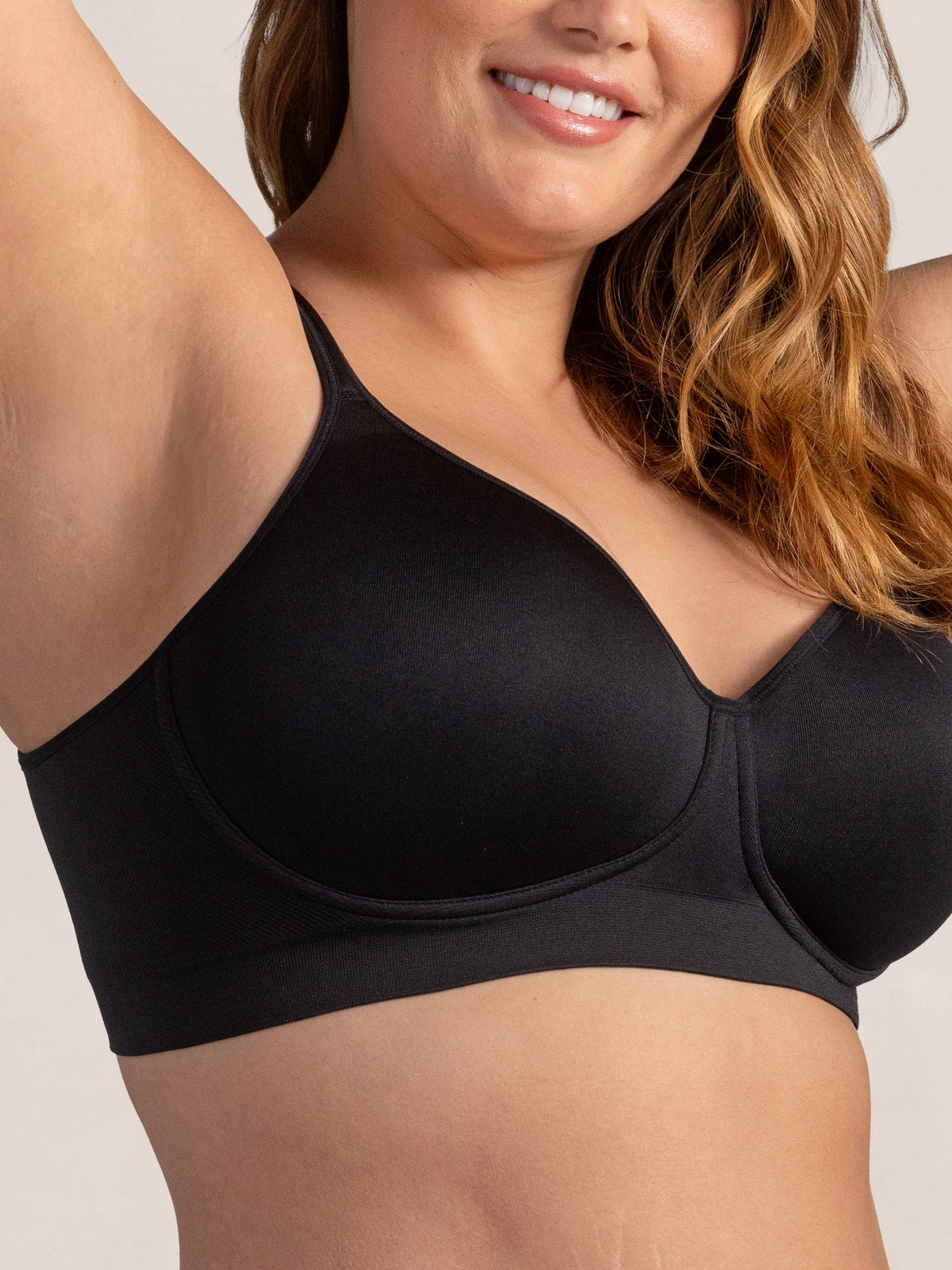 Truekind® 2-Pack Wireless Lift T-Shirt Bra