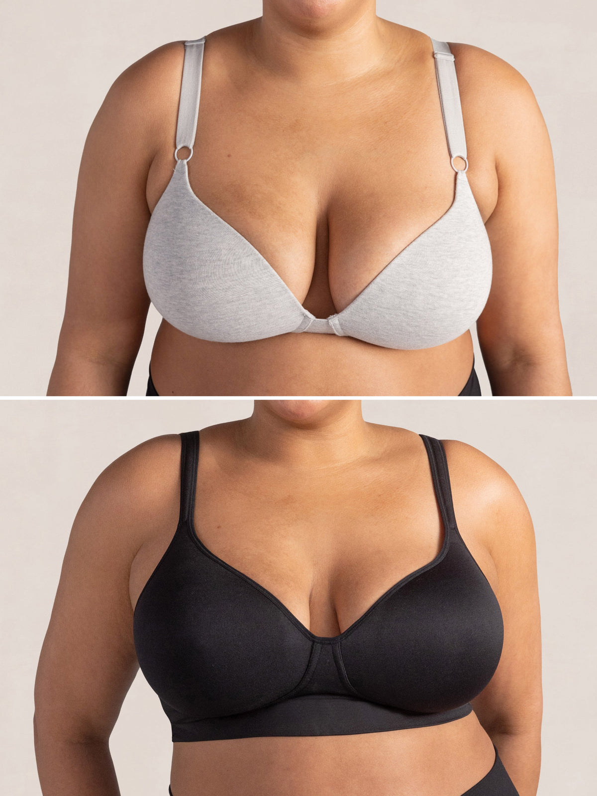 Truekind® 2-Pack Wireless Lift T-Shirt Bra