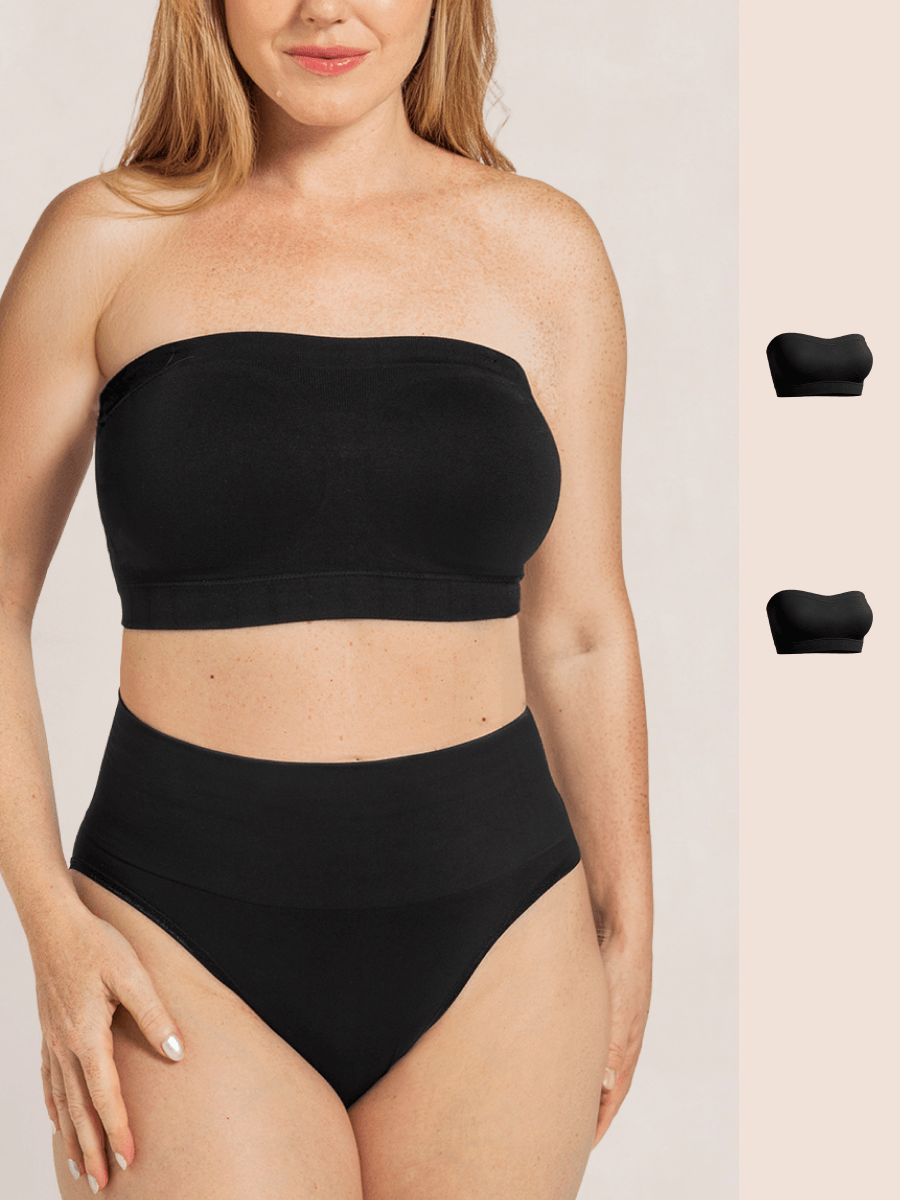 Truekind® 2-Pack Convertible Strapless Bandeau Bra