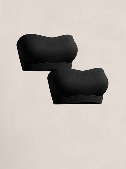 Truekind® 2-Pack Convertible Strapless Bandeau Bra