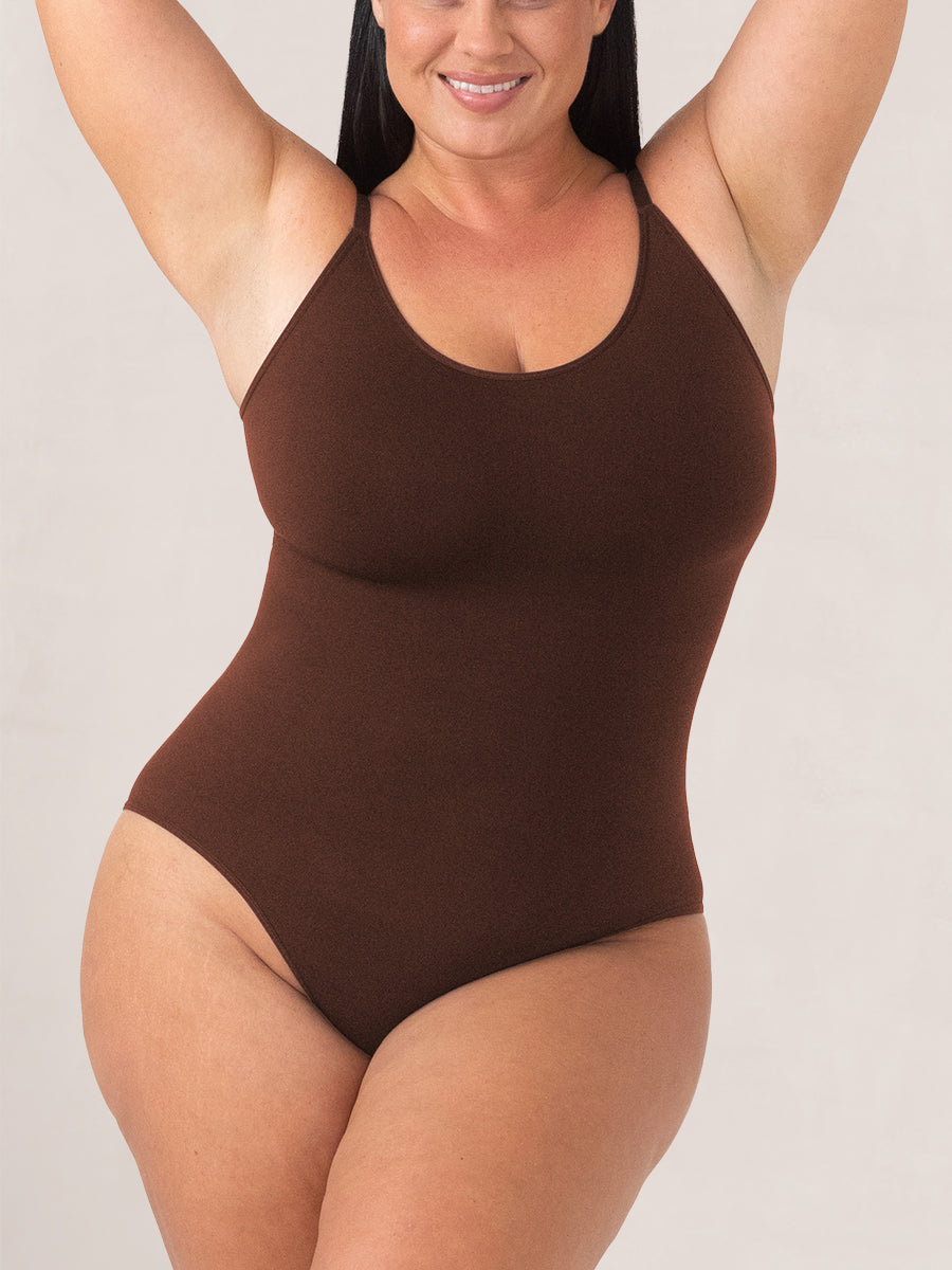 Shapermint 2-Pack All Day Every Day Scoop Neck Bodysuit