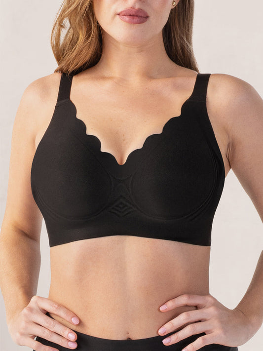 Shapermint Wireless Scalloped Jelly Bra