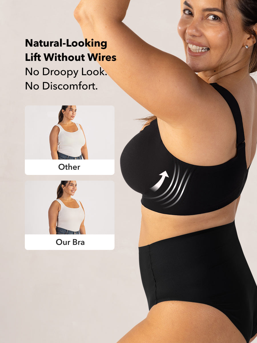 Shapermint Wireless Scalloped Jelly Bra
