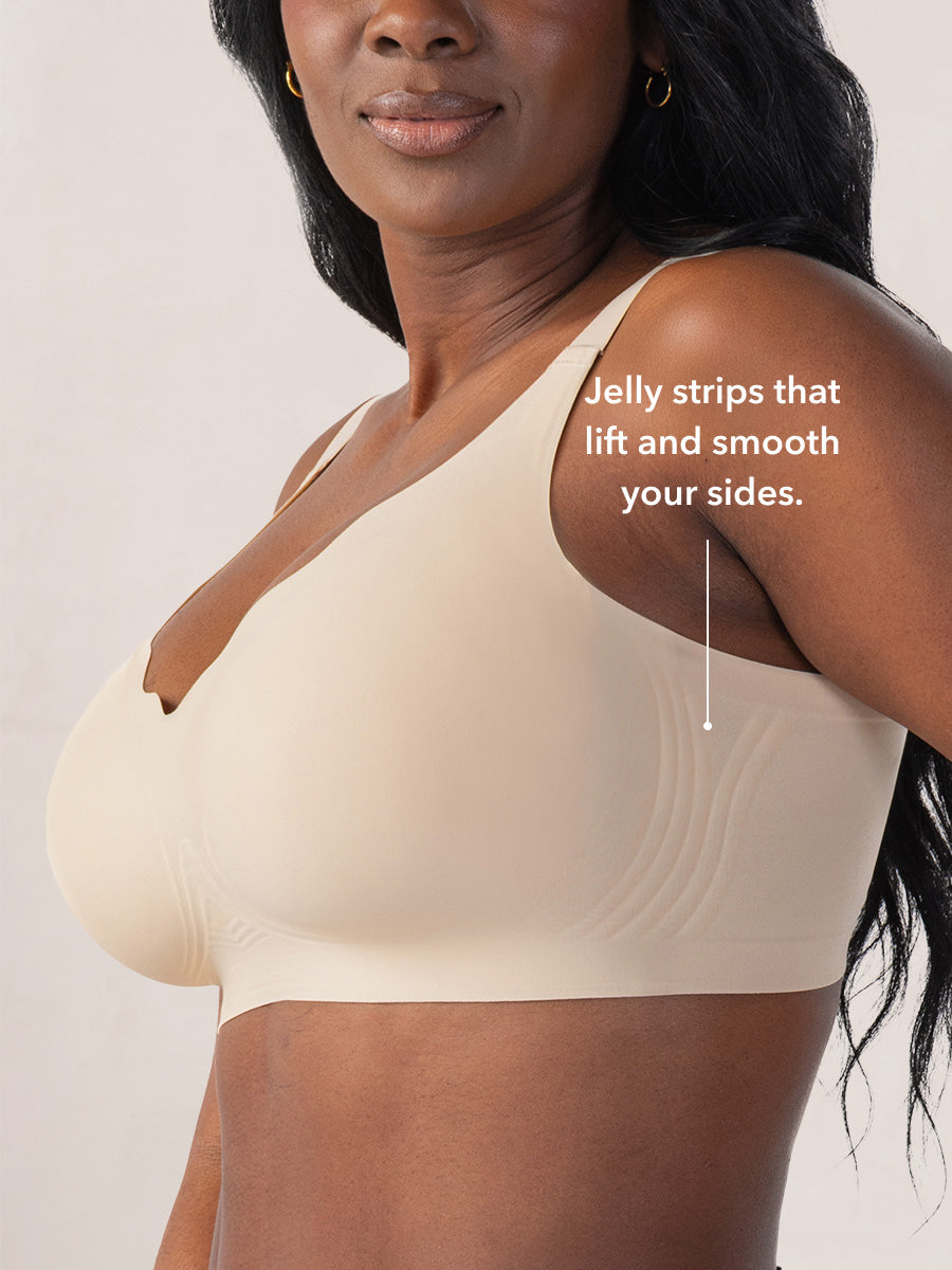 Shapermint Wireless Scalloped Jelly Bra