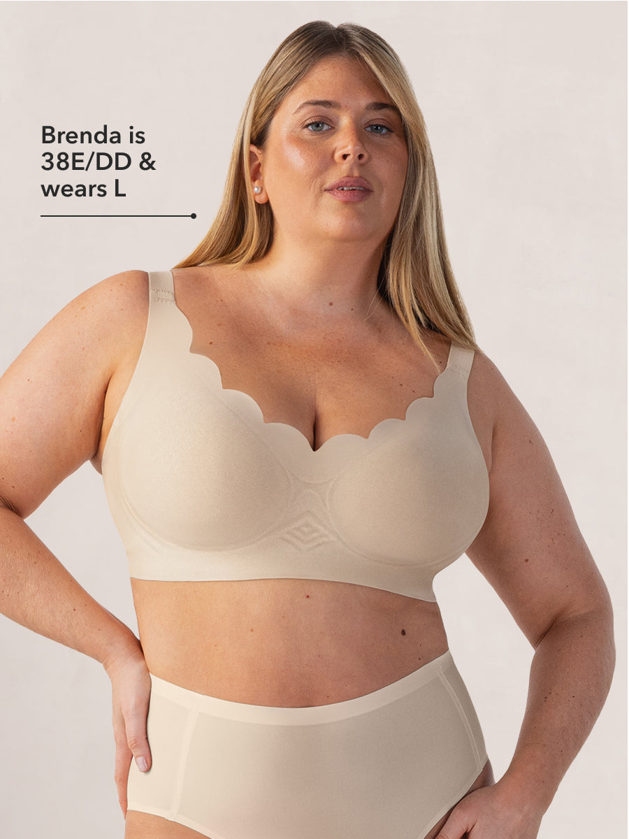 Shapermint Wireless Scalloped Jelly Bra