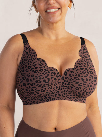 Shapermint Wireless Scalloped Jelly Bra