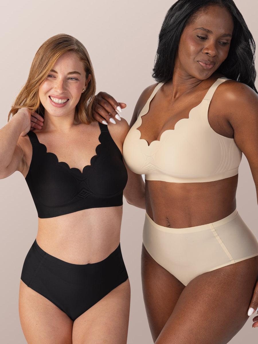 Shapermint Wireless Scalloped Jelly Bra