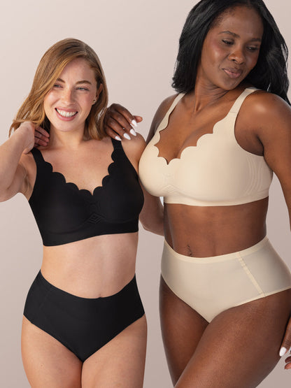 Shapermint Wireless Scalloped Jelly Bra