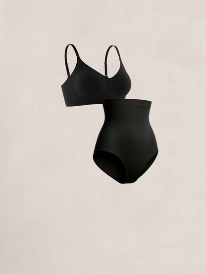 Bundle Shapermint - 1 Smoothing Comfort Bra + 1 High-Waisted Shaper Panty