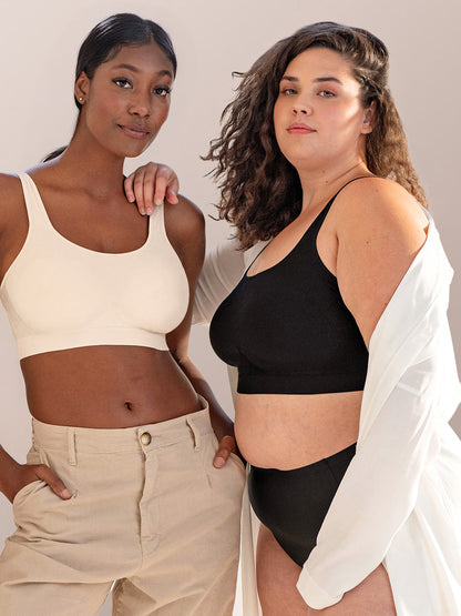 Shapermint 2-Pack Everyday Comfort Straps Wireless Shaping Bra