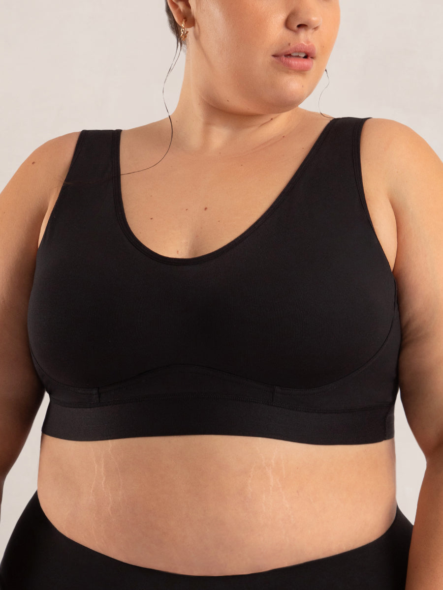 Truekind® 2-Pack Comfort Cotton Bralette