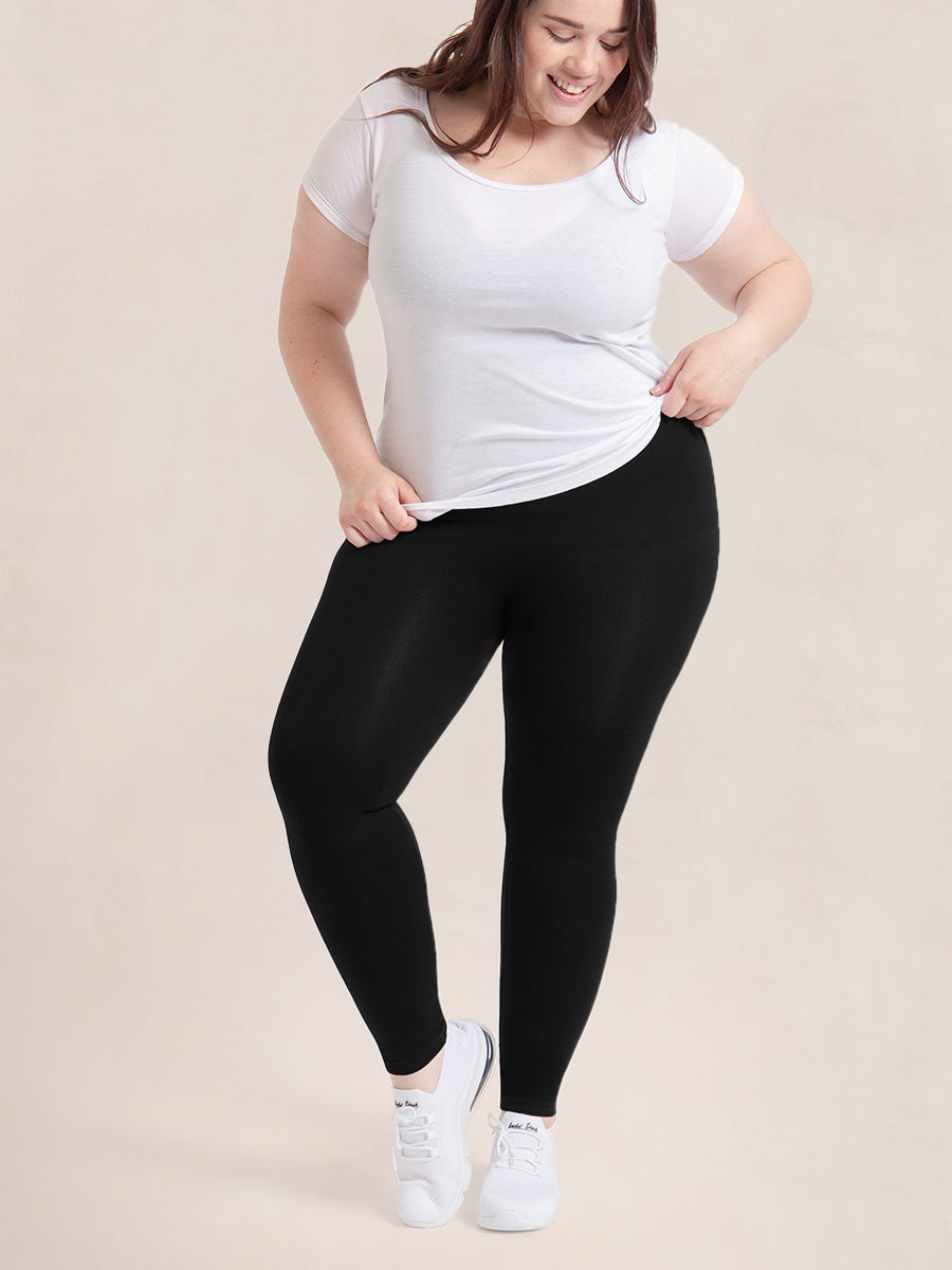 Shapermint 2-Pack Seamless Comfort Mid-Waist Shaping Leggings