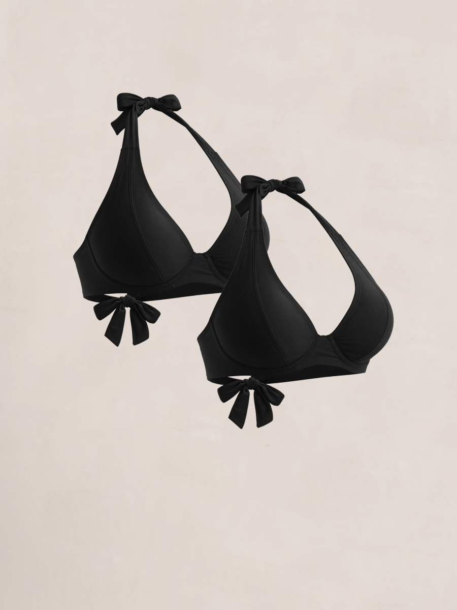 Shapermint 2-Pack Full Coverage Halter Bikini Top