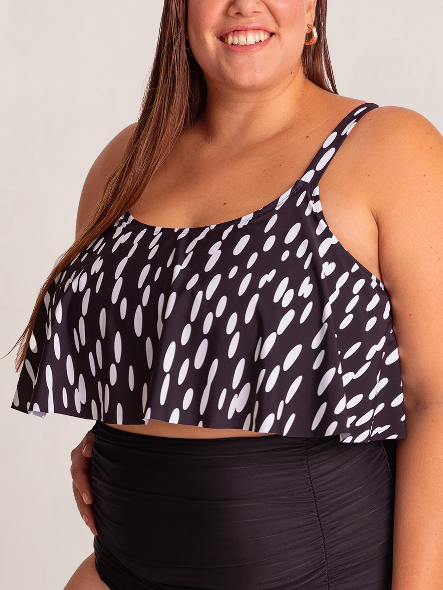 Shapermint Ruffled Top