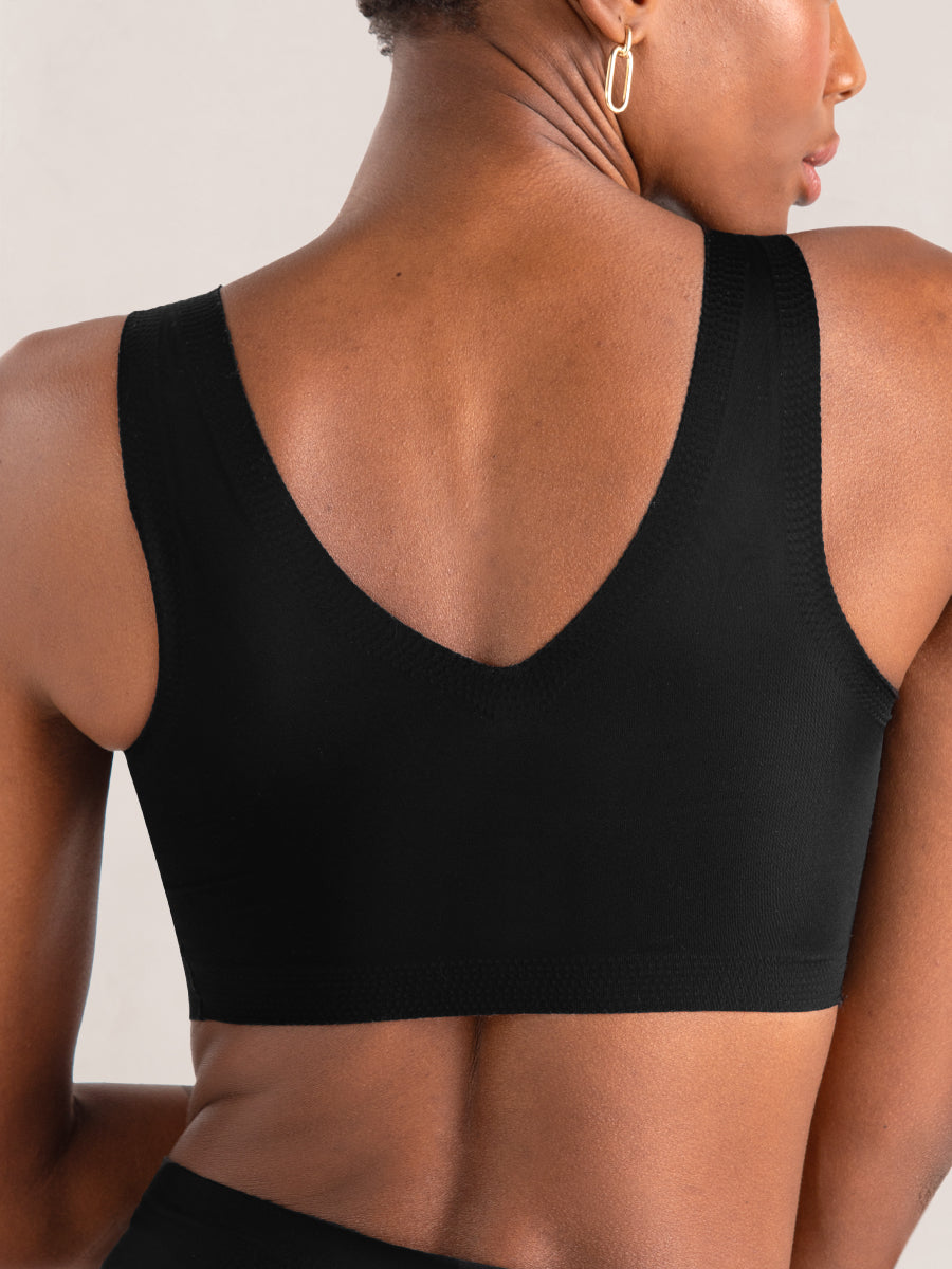 Truekind® 2-Pack Everyday Comfort V-Neck Bralette