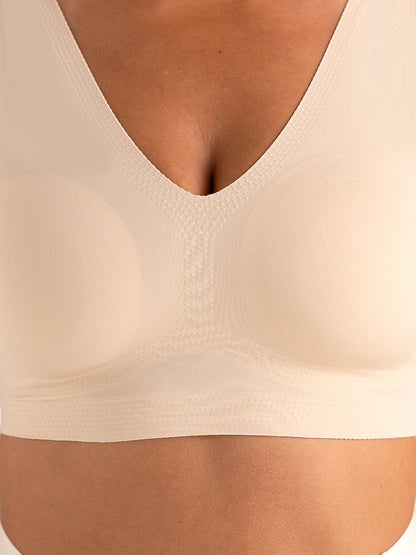 Truekind® 2-Pack Everyday Comfort V-Neck Bralette