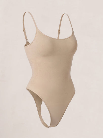 Shapermint All Day Every Day Scoop Neck Thong Bodysuit