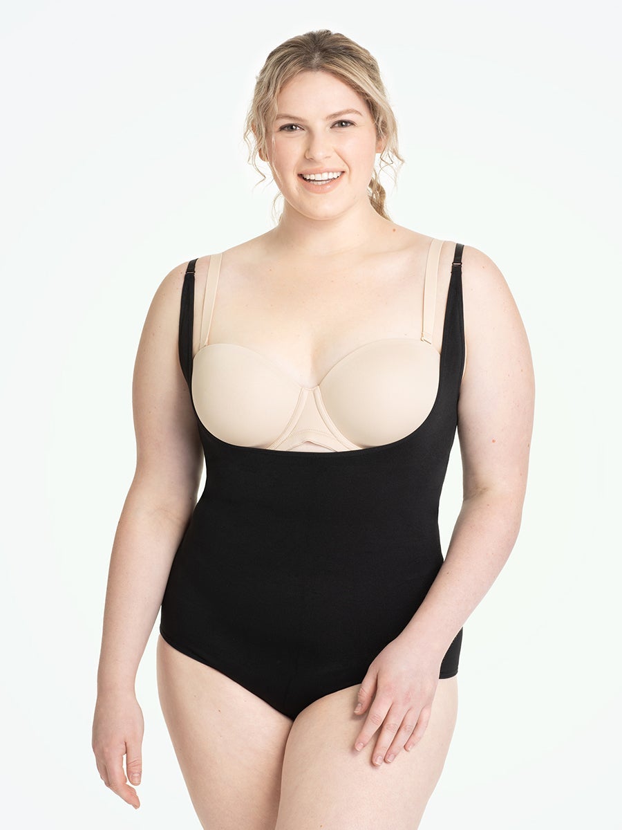 Shapermint Open Bust Panty Bodysuit
