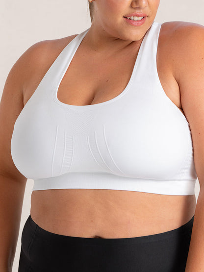 Bundle Truekind® & Shapermint - 1 Seamless Racerback Sports Bra + 1 Leggings with Pockets