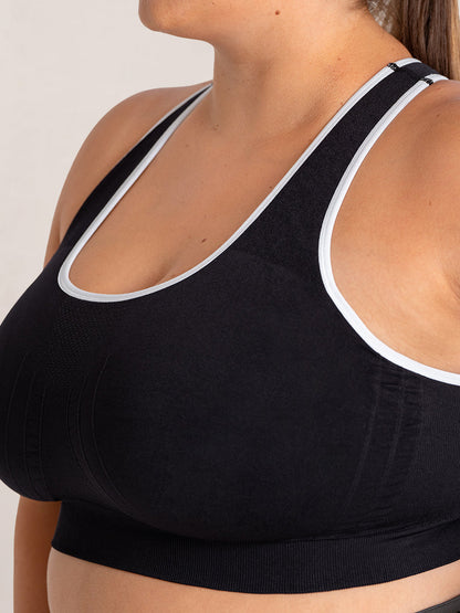 Bundle Truekind® & Shapermint - 1 Seamless Racerback Sports Bra + 1 Leggings with Pockets