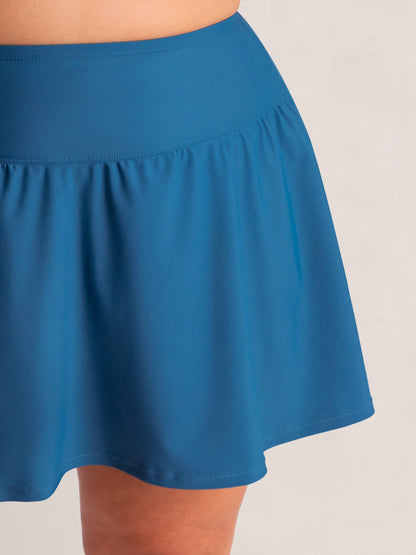 Shapermint High Waisted Full Coverage Swim Skirt