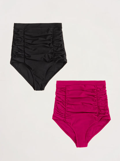 Shapermint 2-Pack High-Waisted Control Bikini Bottom